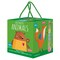 Sassi: Edu-Blocks - Animals - 10 Stacking Cubes & Booklet Set, Nature-Colored Tracks-Shapes-Numbers-Animals, Learn & Play Education, Kids-Toddlers 2+